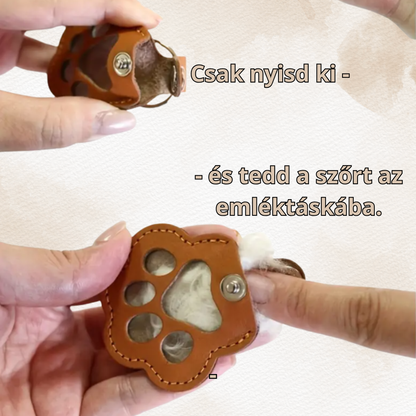 Őrizz meg - Állatszőr emléktáska (kulcstartó)