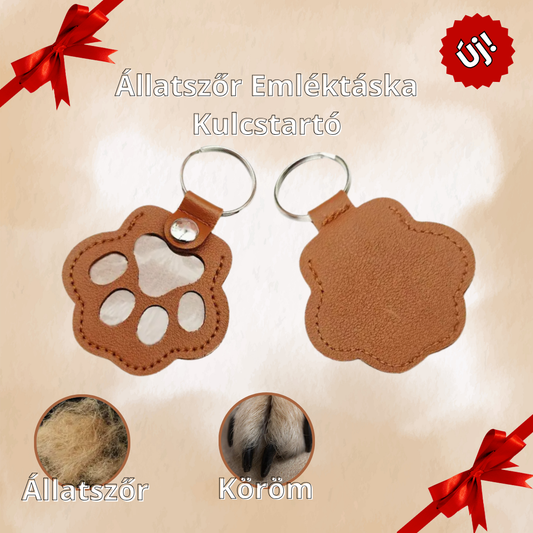 Őrizz meg - Állatszőr emléktáska (kulcstartó)